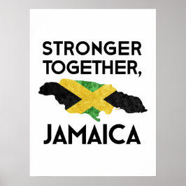 Jamaica Strong – Standing Together After Hurricane Poster