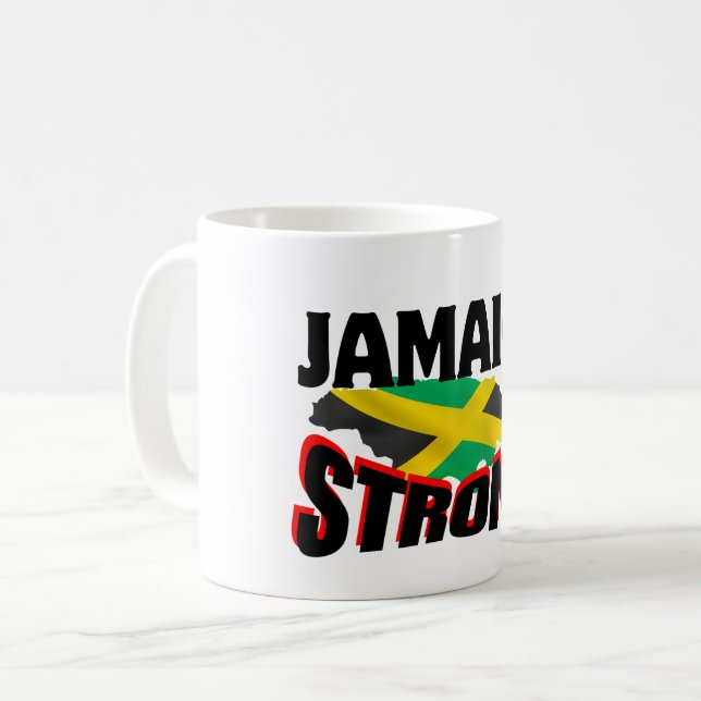 Jamaica Strong.w. Kaffemugg (Framsida vänster)