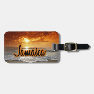 Jamaica sunset Bagagetag Bagagebricka