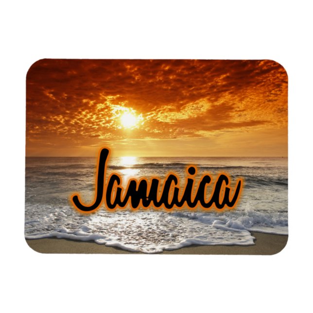 Jamaica sunset magnet (Horisontell)