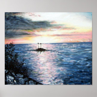 Jamaica Sunset Poster