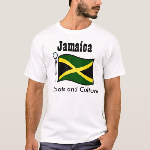 Jamaica t-skjorta-rotar och kultur tröja