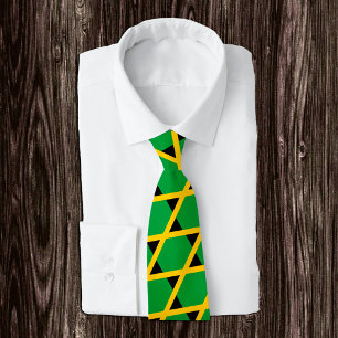 Jamaica Ties, mode Jamaican Flagga, företag Slips