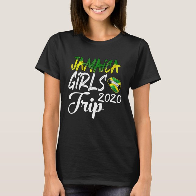 Jamaica tjejresa 2020 för kvinnor Möhippa T Shirt (Framsida)