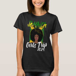Jamaica Tjejresa 2024 Kvinnors Möhippa T Shirt