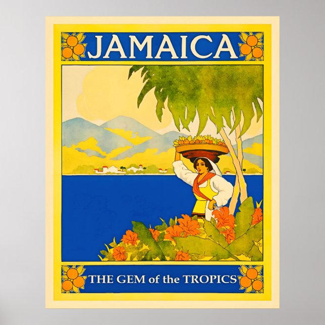 Jamaica Travel Poster (Framsidan)