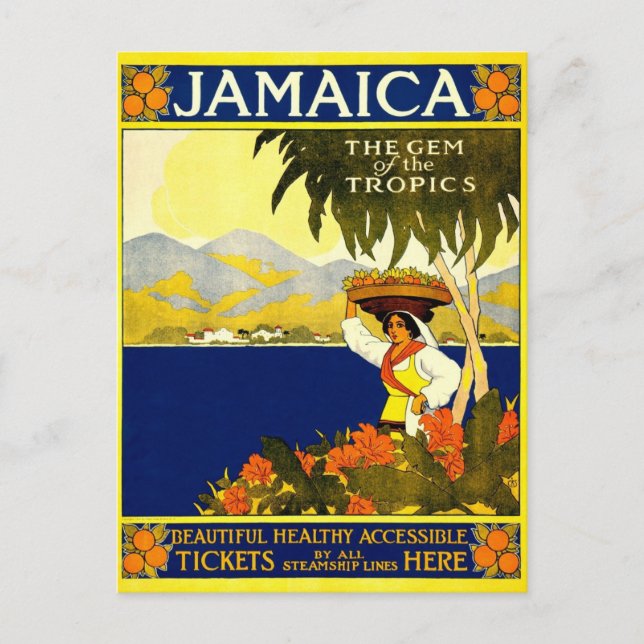 Jamaica Travel Vykort (Framsida)