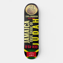 JAMAICA TRIBE OF JUDAH-GEN 49 8 Skateboard