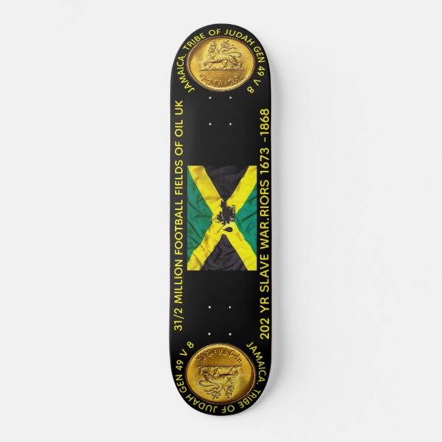 JAMAICA TRIBE OF JUDAH Skateboard (Framsida)