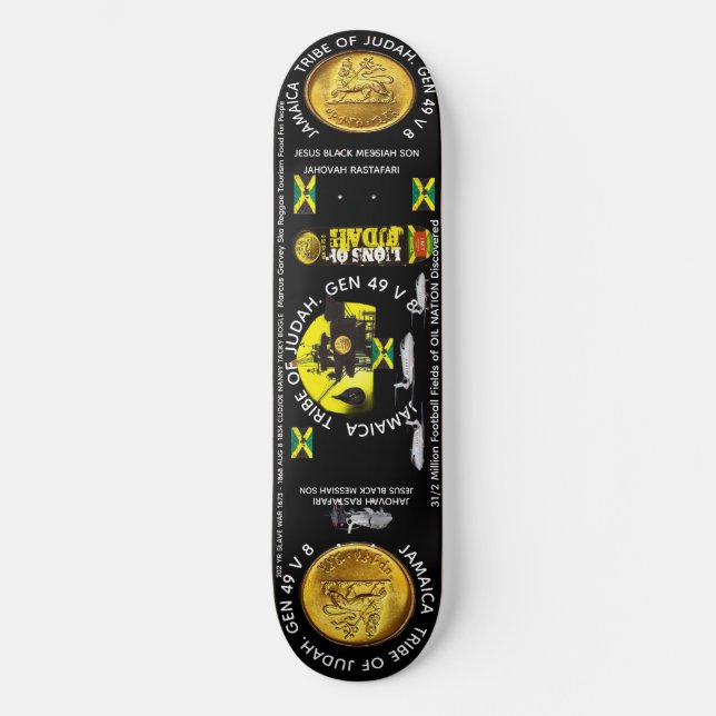 JAMAICA TRIBE OF JUDAH Skateboard (Framsida)