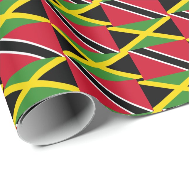 Jamaica Trinidad Presentpapper (Rullad Hörn)