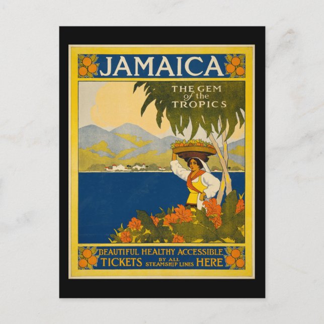 Jamaica tropikernornas gikt vykort (Framsida)