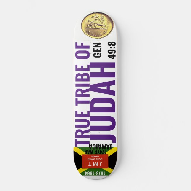 JAMAICA TRUE TRIBE OF JUDAH Skateboard (Framsida)
