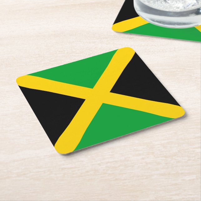 Jamaica Underlägg Papper Kvadrat (Vinklad)