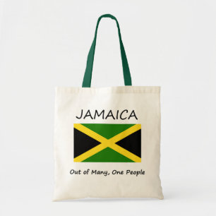 Jamaica ut ur många folk ett hänger lös tygkasse