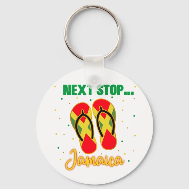 Jamaica Vacation Next Stop Jamaica Group Matching Nyckelring (Framsida)