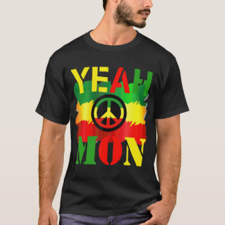 Jamaica Vacation Reggae Färg Ja Mon T-Shirt