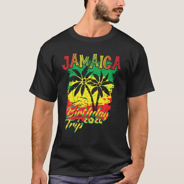 Jamaica Vacation Resa 2024 Cruise Jamaica Birthday T Shirt (Framsida)