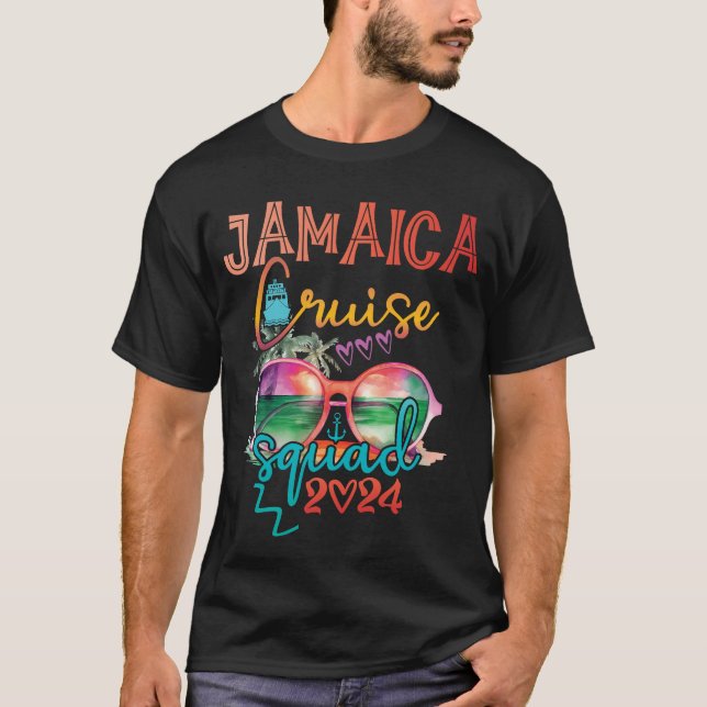 Jamaica Vacation Squad 2024 Matching Group Family T Shirt (Framsida)