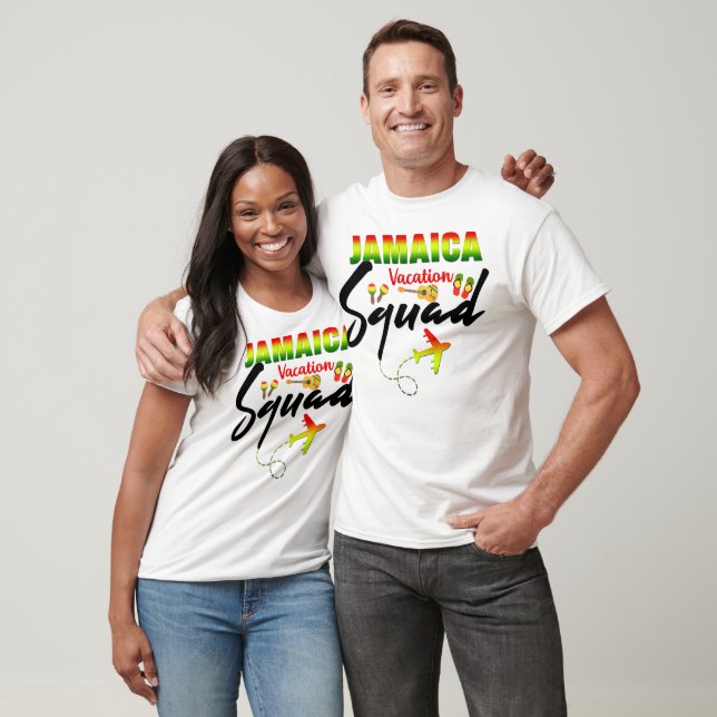 Jamaica Vacation Squad Group Matching Reggae T Shirt (Unisex)