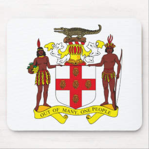 Jamaica vapensköld Mousepad Musmatta