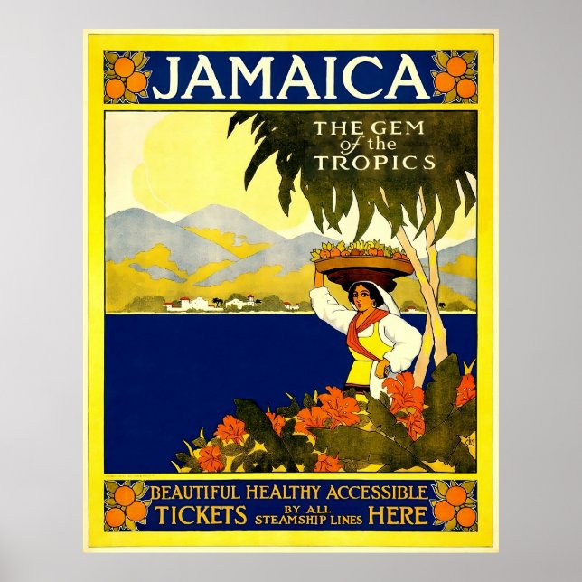 Jamaica Vintage | Resor Poster (Framsidan)