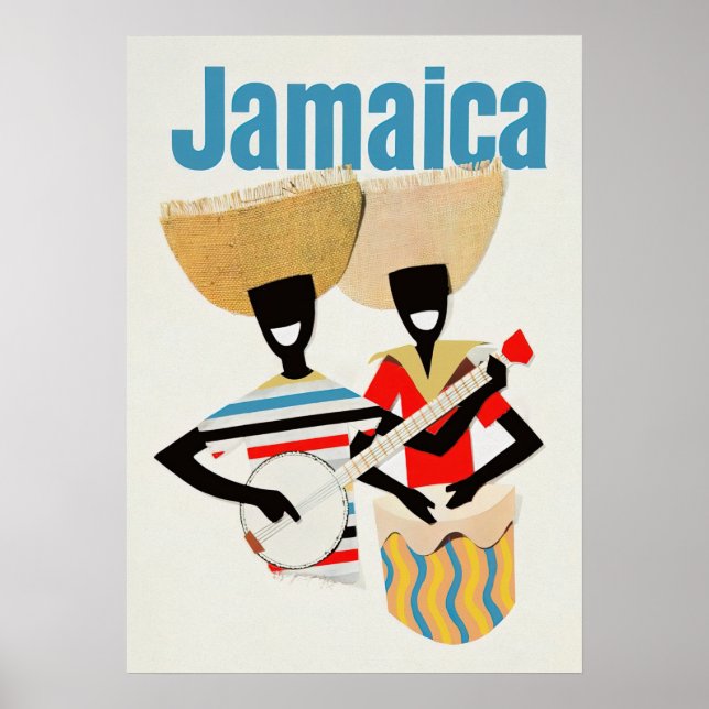 Jamaica Vintage resor Poster (Framsidan)
