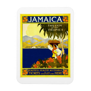 Jamaica Vintage resor Poster Magnet