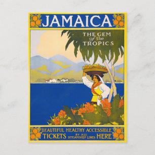 Jamaica vintage resor vykort