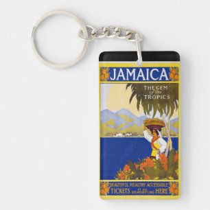 Jamaica vintage souvenirs nyckelring