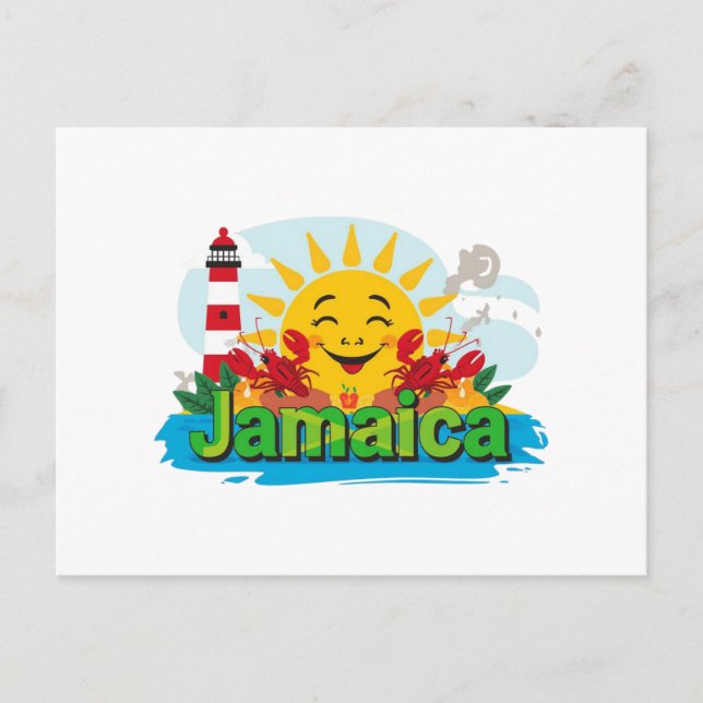 Jamaica ya mon  vykort (Framsida)