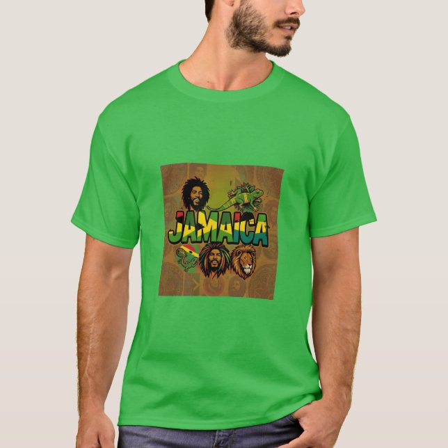 Jamaica yamon t shirt (Framsida)