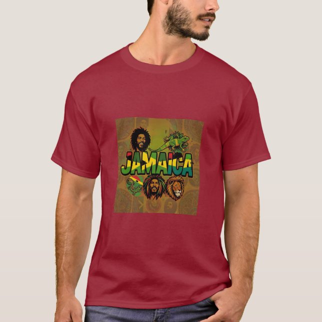 Jamaica yamon t shirt (Framsida)