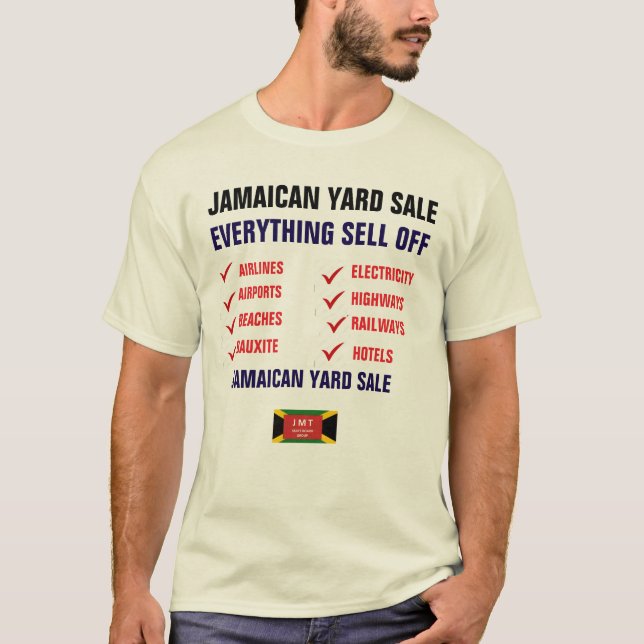 JAMAICAISKT YARD-SALJ T-Shirt (Framsida)