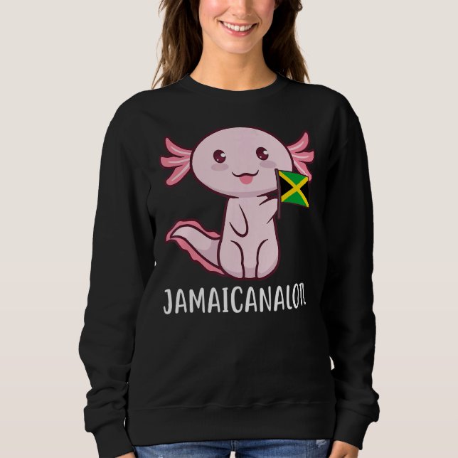 Jamaicalotl Jamaican Jamaica T Shirt (Framsida)