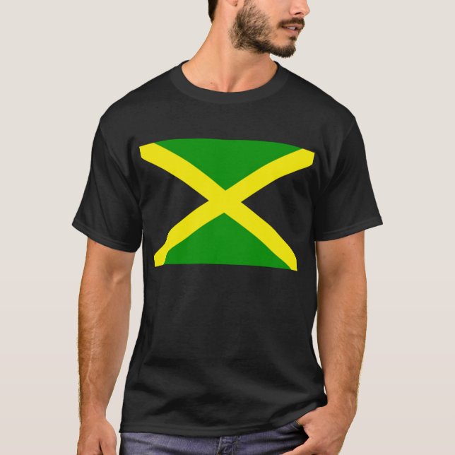 Jamaican%20flag Tee Shirt (Framsida)