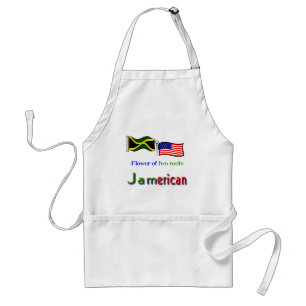 jamaican-american aprons förkläde