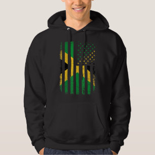 Jamaican American Flagga Jamaican Roots Jamaica Am Hoodie