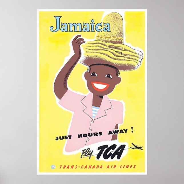Jamaican Art Jamaica Travel Poster Trans Canada (Framsidan)