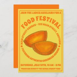 Jamaican Beef Patty Food Fest Caribbean Cuisine Inbjudningar