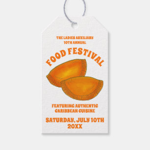 Jamaican Beef Patty Food Fest Caribbean Cuisine Presentetikett