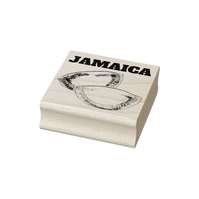 Jamaican Beef Patty Patties Food Cooking JAMAICA Stämpel (Stämpel)