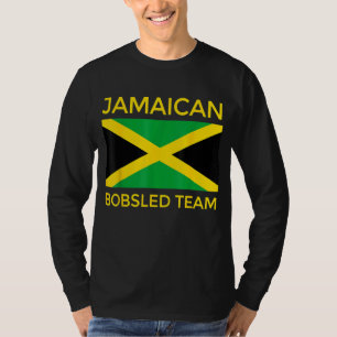 Jamaican Bobsled Team för fläkt i Jamaican T Shirt