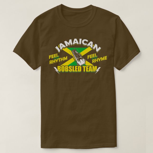 Jamaican Bobsled Team T Shirt (Design framsida)