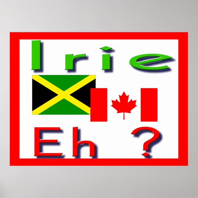 Jamaican canadian poster (Framsidan)
