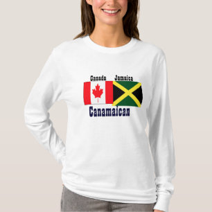 jamaican canadian t-shirts power of two root