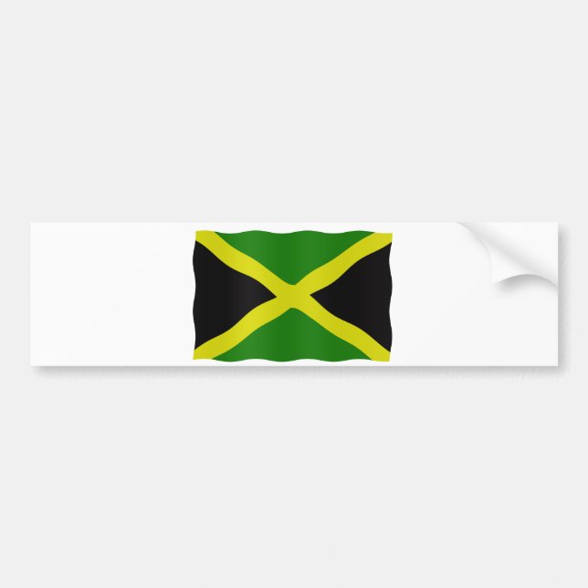 Jamaican flag bildekal (Framsidan)