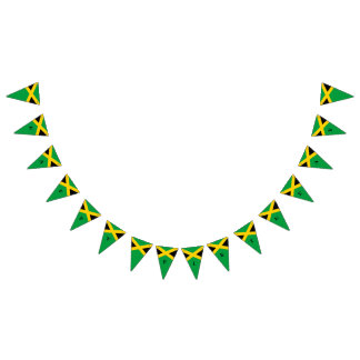 Jamaican Flag Happy Birthday Vimplar