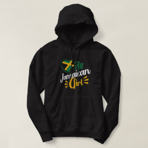Jamaican Flagga All Jamaican Girl Jamaica Souvenir Hoodie
