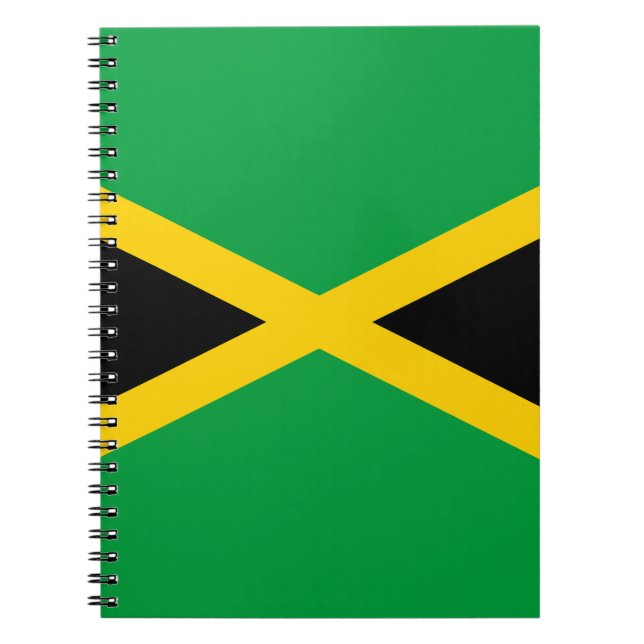 Jamaican Flagga Anteckningsbok (Framsidan)